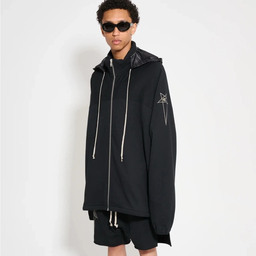 Rick Owens x Champion Jumbo Windbreaker Hoodie